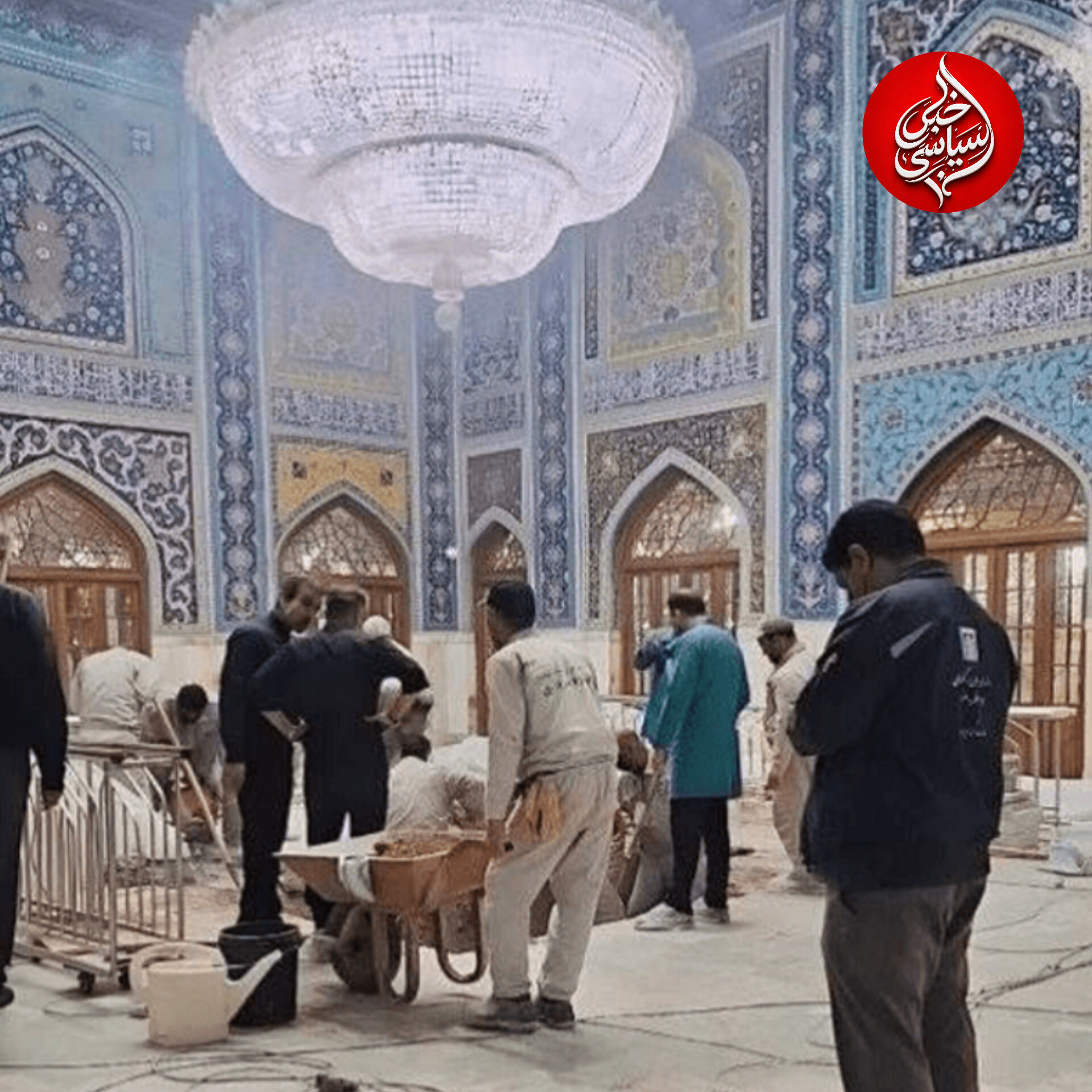 رواق دارالذکر حرم امام رضا؛ محل تدفین رهبر شهید انقلاب کجاست؟
