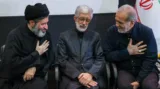 تصویری جالب از پزشکیان و سید مسعود خامنه ای فرزند رهبر شهید انقلاب